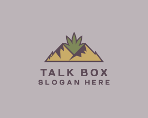 Weed - Mountain Cannabis Weed logo design