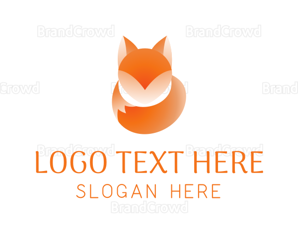 Orange Fox Tail Logo