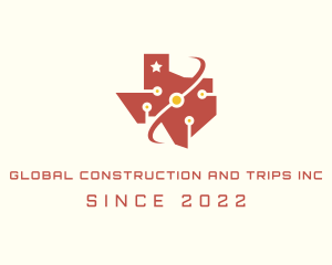 Digital - Texas Online Tech Map logo design