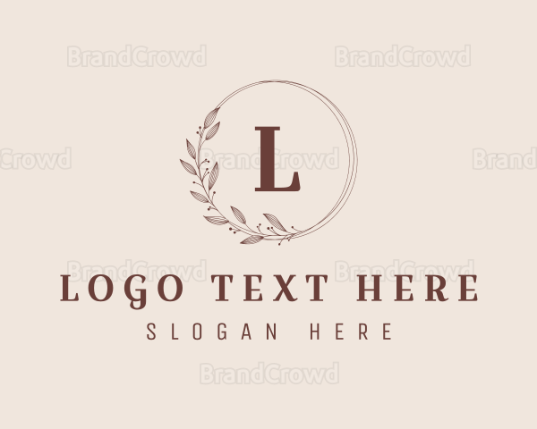 Floral Fashion Boutique Studio Logo