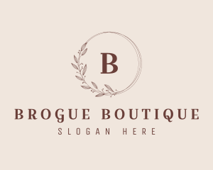 Floral Fashion Boutique Studio logo design