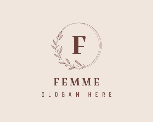 Floral Fashion Boutique Studio logo design