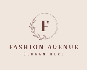 Floral Fashion Boutique Studio logo design