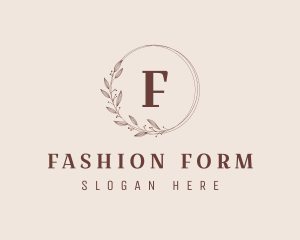 Floral Fashion Boutique Studio logo design