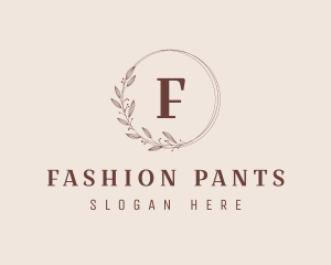 Floral Fashion Boutique Studio logo design
