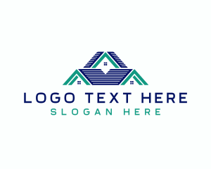 Construction - House Roofing Property logo design