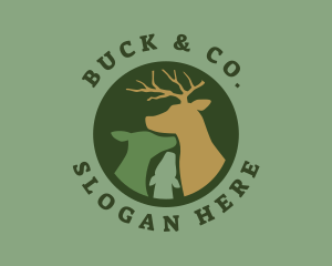 Wild Buck Nature logo design