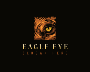 Wild Lion Eye logo design