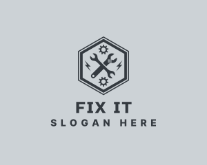 Industrial Mechanic Tools logo design