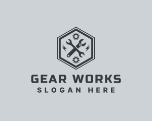 Industrial Mechanic Tools logo design