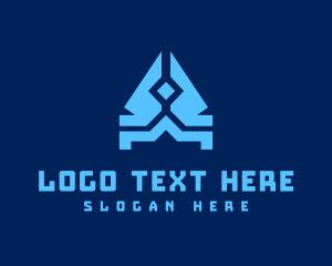 Futuristic - Abstract Symbol Technology logo design