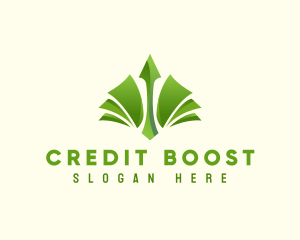 Credit - Money Arrow Growth logo design