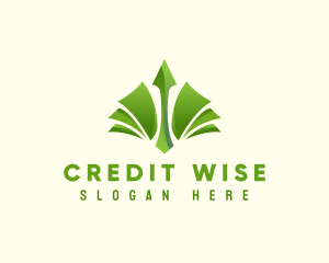 Credit - Money Arrow Growth logo design