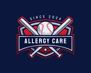 Baseball Sports League logo design