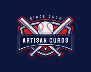 Baseball Sports League logo design