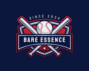 Baseball Sports League logo design