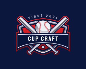 Cups - Baseball Sports League logo design