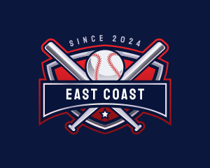 Baseball Sports League logo design