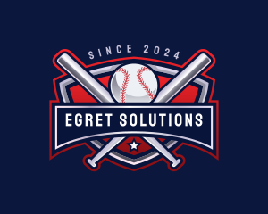 Baseball Sports League logo design