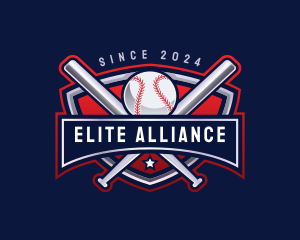League - Baseball Sports League logo design