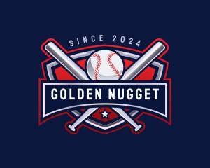 Baseball Sports League logo design