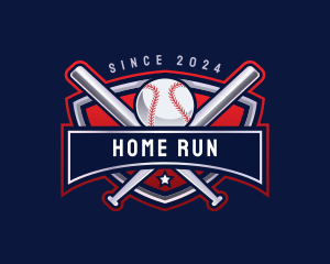 Baseball Sports League logo design