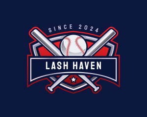 Baseball Sports League logo design