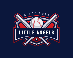 Baseball Sports League logo design