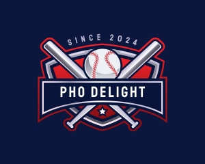 Baseball Sports League logo design