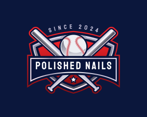 Baseball Sports League logo design