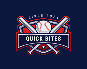 Baseball Sports League logo design