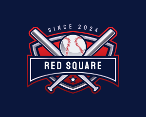 Baseball Sports League logo design