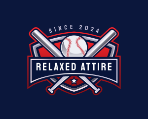 Baseball Sports League logo design