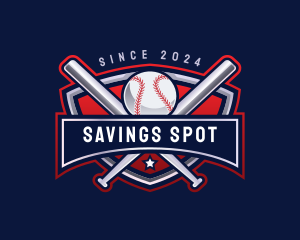 Baseball Sports League logo design