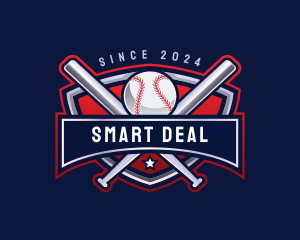 Baseball Sports League logo design