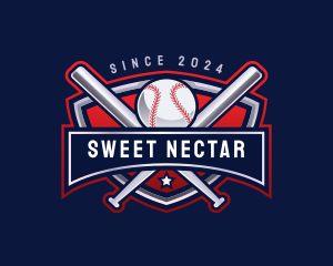 Baseball Sports League logo design