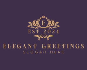 Floral Wedding Event logo design