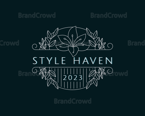 Luxury Floral Event Logo