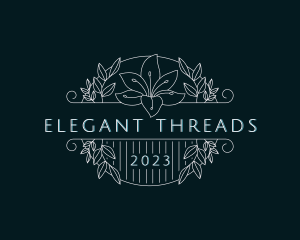 Luxury Floral Event logo design