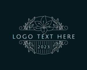 Luxury Floral Event Logo