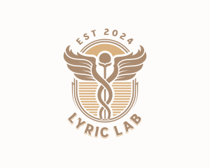 Pharmaceutical Clinic Caduceus logo design