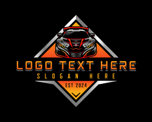 Machine - Car Automotive Racing logo design