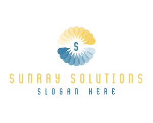 Sunray - Sustainable Solar Energy logo design