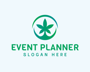 Grass - Cannabis Weed Emblem logo design