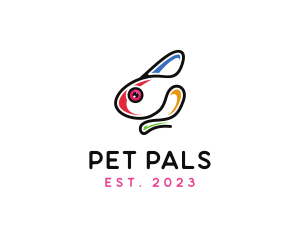 Pet Bunny Rabbit logo design