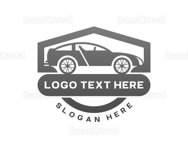 Sports Car Mechanic Logo