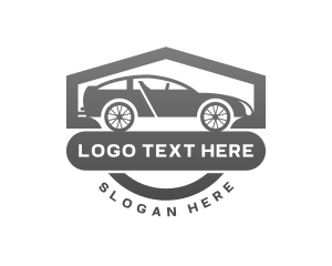 Badge - Sports Car Mechanic logo design
