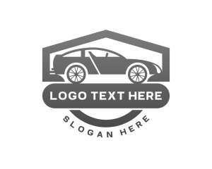 Sports Car Mechanic Logo