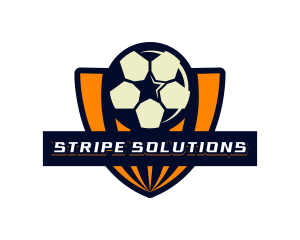 Soccer Ball Sport Team logo design