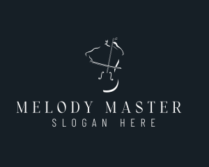 Musician - Cello Musician Instrument logo design